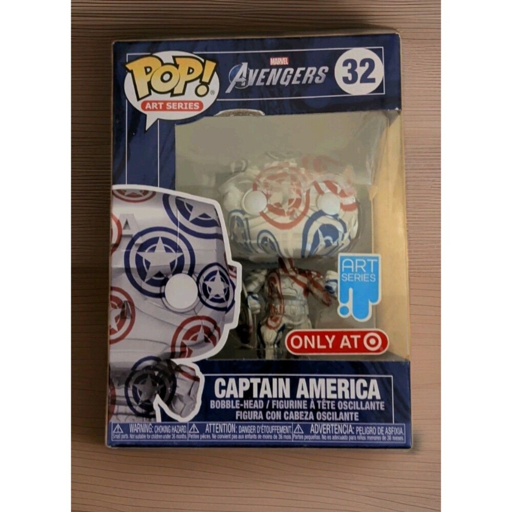 NEW Funko Pop Marvel Captain America 32 Target Exclusive Disney Avengers Figure